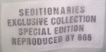 666 SEDITIONARIES���ǥ�����ʥ꡼����MUSLIN TOP�⥹���ȥå� �ॹ���ȥå� �����������
