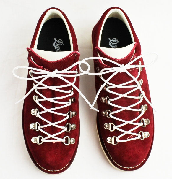 �����谷 DANNER(���ʡ�)THREE WOOD������ǥ� MOUNTAIN RIDGE LOW�ʥޥ���ƥ� ��å������� BURGUNDY SUEDE �С�����ǥ�����������