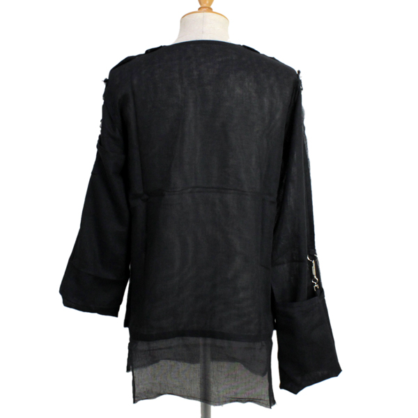 �����谷Ź666SEDITIONARIES���ǥ�����ʥ꡼�� MUSLIN TOP�⥹���ȥå� ����������� �֥�å�����̵��