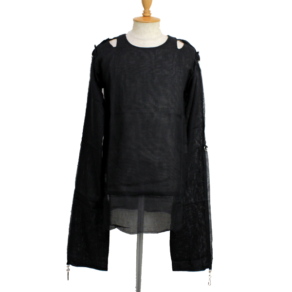 �����谷Ź666SEDITIONARIES���ǥ�����ʥ꡼�� MUSLIN TOP�⥹���ȥå� ����������� �֥�å�����̵��