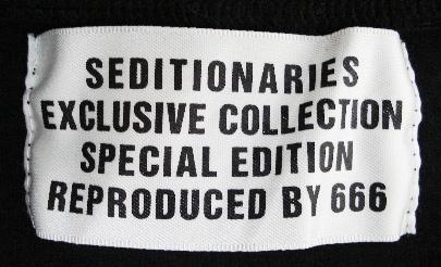 Seditionaries ���ǥ�����ʥ꡼��