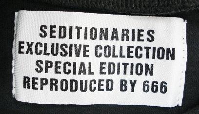 seditionaries ���ǥ�����ʥ꡼��