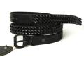 �����谷HTC BLACK��HTC�֥�å�)  BT01��3 Lines Black Pyramid Studs Black Belt(3Ϣ�֥�å��ԥ�ߥåɥ����å��֥�å��٥��)