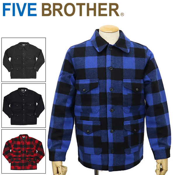 正規取扱店 FIVE BROTHER(ファイブブラザー) 1516101A ウール マッキーノジャケット 全4色