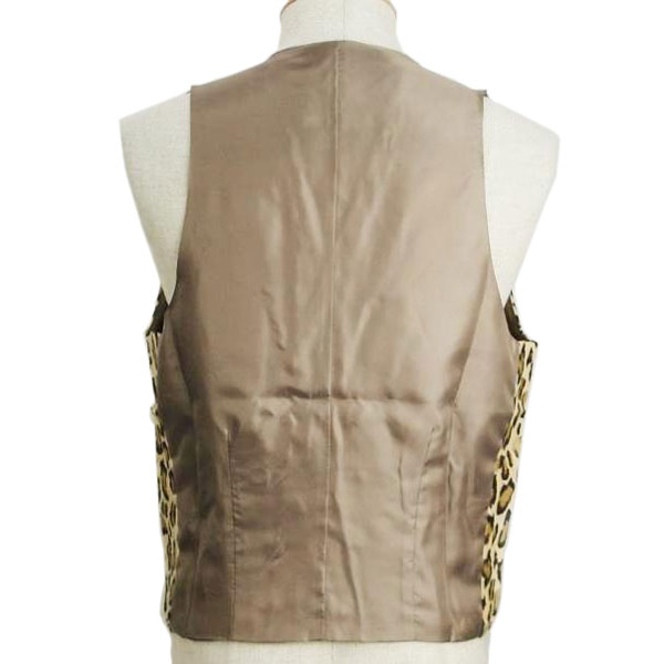 正規取扱店666(６６６)　LEOPARD WAIST COAT(レパードウエストコート) Vest(ベスト) ヒョウ柄