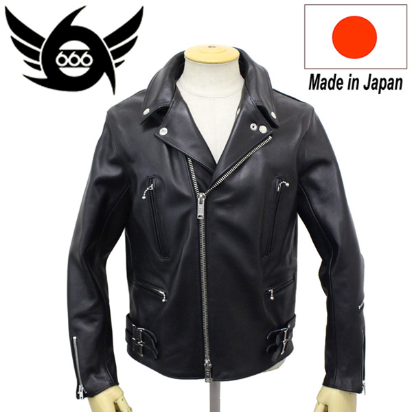 正規取扱店 666 LJM-1TF TIGHT FIT U.K.SIDE BELT LEATHER JACKET