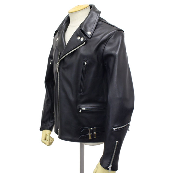 正規取扱店 666 Ljm 1tf Tight Fit U K Side Belt Leather Jacket タイトフィット サイドベルト レザージャケット 日本製 Black