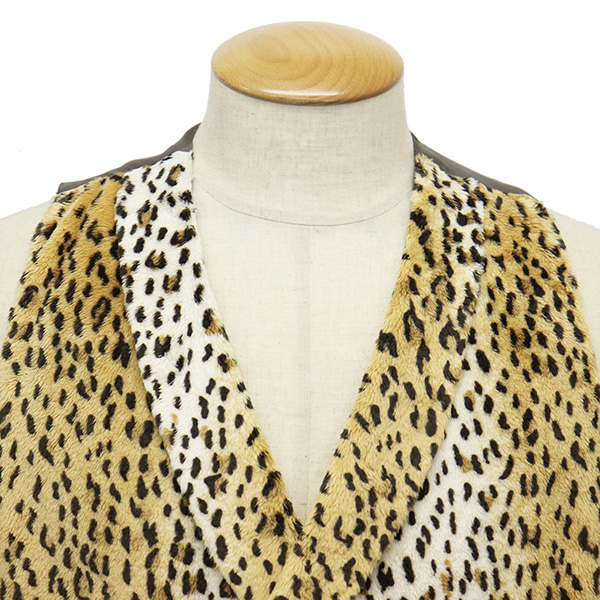 MY WAY MAN マイウェイマン ヒョウ柄 レオパード ベスト ジレ L Amazon | [666] (トリプルシックス) My Way Man(マイウェイマン