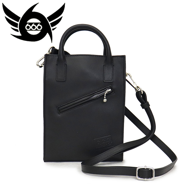 正規取扱店 666 ORIGINAL SOA0065 レザーショルダーミニバッグ