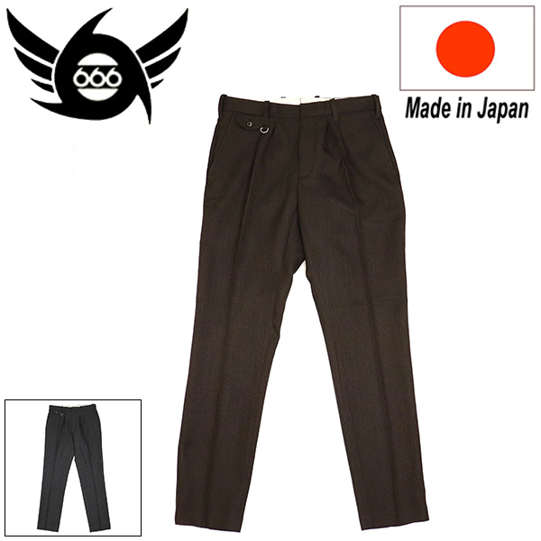 正規取扱店 666 ORIGINAL SOP0059 CLASH TYPE ワークトラウザース 日本製