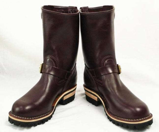 Wescoウエスコ　正規ディーラー Boss ボス Burgundy バーガンディー,9height,#100 sole,Boss Toe,Brass Roller Buckle