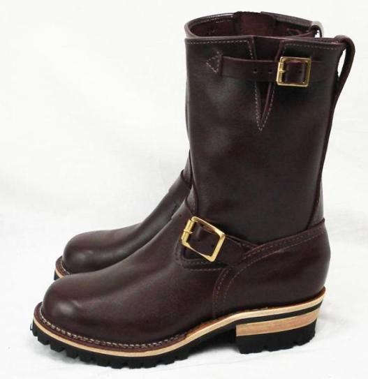 Wescoウエスコ　正規ディーラー Boss ボス Burgundy バーガンディー,9height,#100 sole,Boss Toe,Brass Roller Buckle