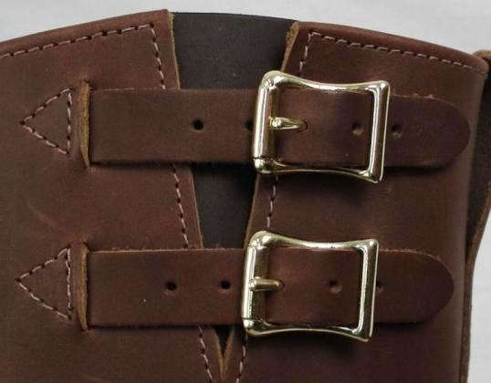 Wescoウエスコ　正規ディーラー Boss ボス Brown,9height,#100 sole,Two Straps,Brass Buckle,Brown Ink,エンジニアブーツ