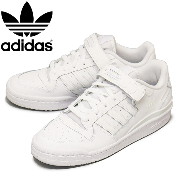 正規取扱店 adidas (アディダス) FY7755 FORUM LOW フォーラム ロー スニーカー ホワイトxホワイトxホワイト AD133