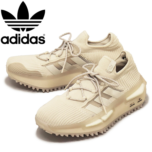 adidas (アディダス) NMD_S1 クリアブラウンxコアブラックxフットウェアホワイト AD228