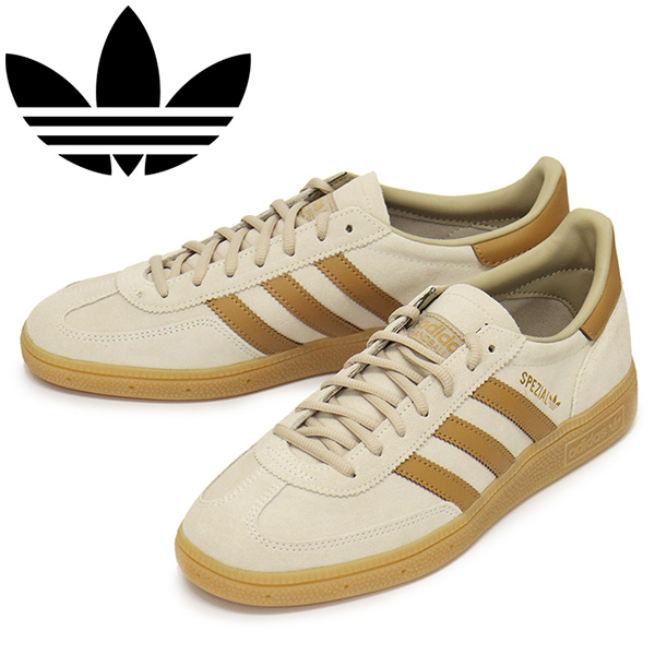 adidas スエード スニーカー ベージュ adidas (アディダス) IH9762 HANDBALL SPEZIAL スニーカー ワンダー