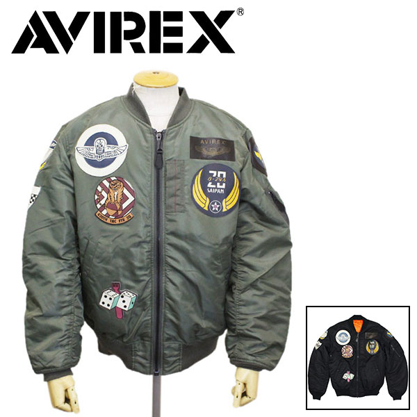 正規取扱店 AVIREX (アヴィレックス) 6102172 MA-1 COMMERCIAL TOP GUN エムエーワン コマーシャル トップガン  フライトジャケット 783-0952002 全2色