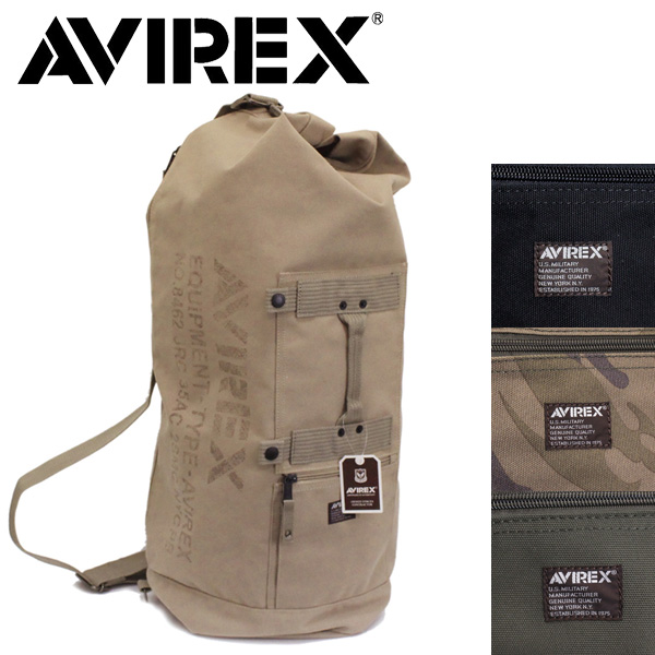 新品未使用AVIREX AVX308Lドラムバッグ　ボンサック　ダッフルバッグ