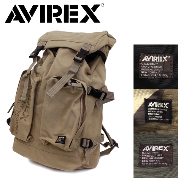 正規取扱店 AVIREX (アヴィレックス) EAGLE(イーグル) AVX3511 リュック バックパック 全4色