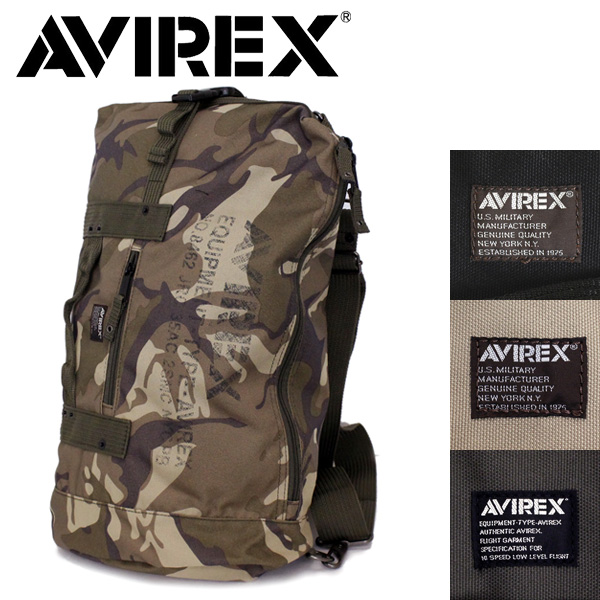 正規取扱店 AVIREX (アヴィレックス) EAGLE(イーグル) AVX3514 4WAY ボンサック / リュック / ショルダー バッグ 全4色