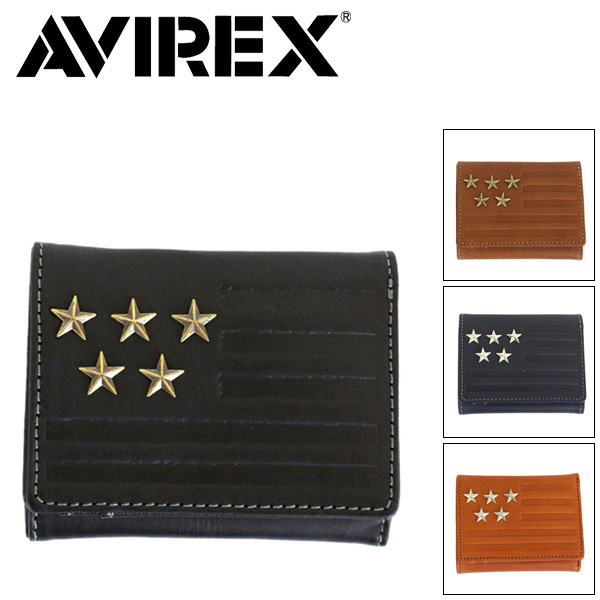 正規取扱店 AVIREX (アヴィレックス) FAHNE ファーネ AX9000 3つ折り スリーフォールドウォレット 全4色