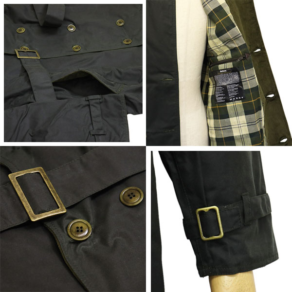 正規取扱店 BARBOUR (バブアー バブワー) MWX1014 Whitley TRENCH COAT