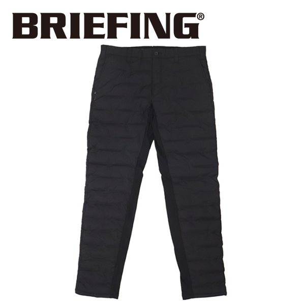 正規取扱店 BRIEFING (ブリーフィング) BRG223M39 MS HYBRID DOWN PANTS メンズ ハイブリッドダウンパンツ  010BLACK BR619
