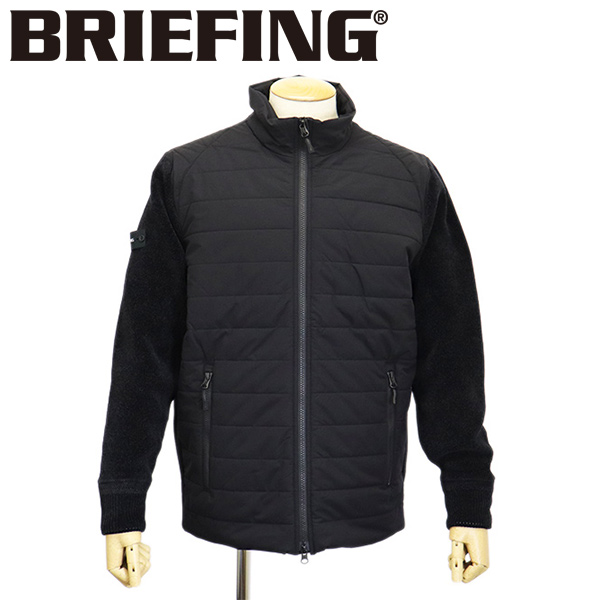 【美品】ブリーフィング ：WIND BLOCKカモ ニットブルゾン 正規取扱店 BRIEFING (ブリーフィング) BRG253M44 MS WINDBLOCK MOLE