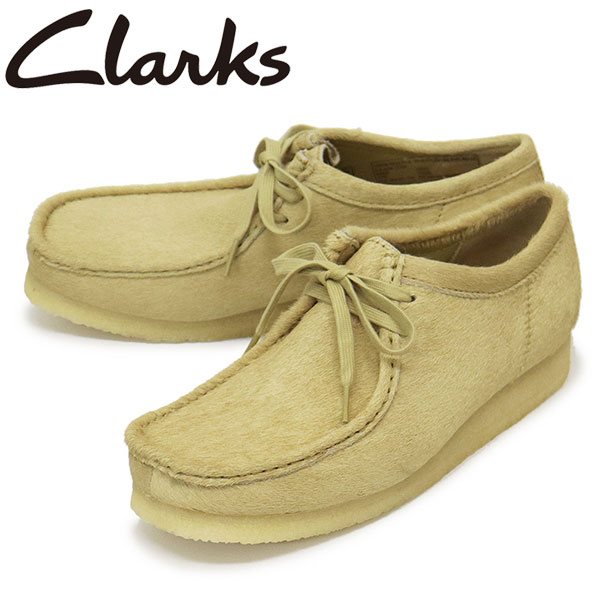 正規取扱店 Clarks (クラークス) 26173635 Wallabee ワラビー メンズシューズ Maple Hair On CL096