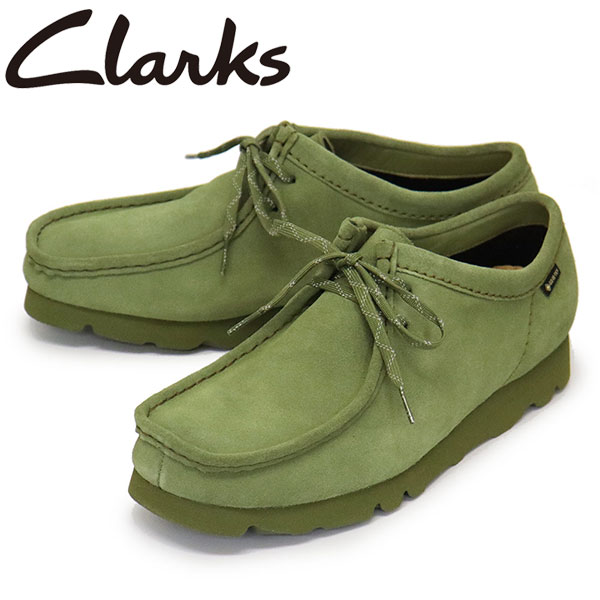 正規取扱店 Clarks (クラークス) 26174044 Wallabee GTX ワラビー ゴアテックス メンズ ブーツ Loden Green  CL098