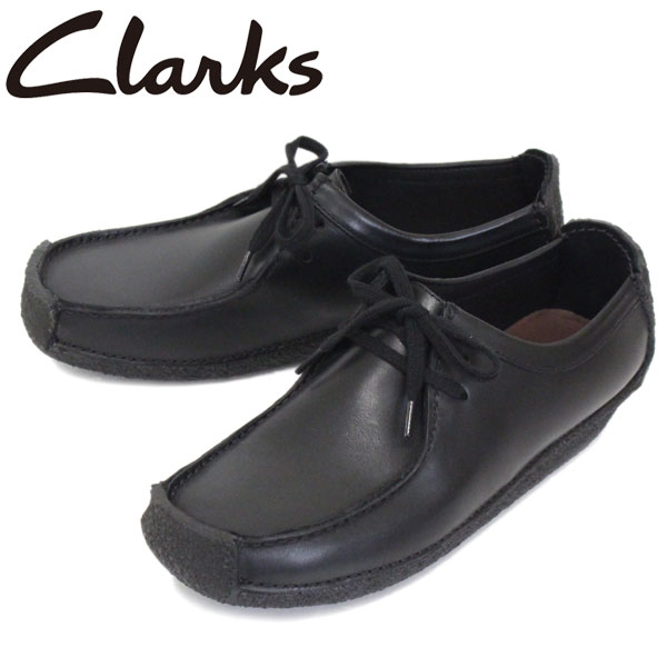 正規取扱店 Clarks (クラークス) 26133272 Natalie ナタリー メンズシューズ Black Leather CL001