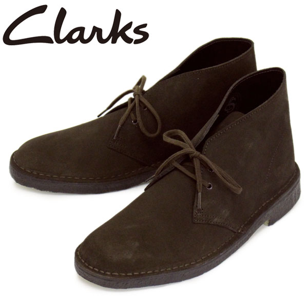 正規取扱店 Clarks (クラークス) 26138229 Desert Boot デザートブーツ メンズブーツ Brown Suede CL008