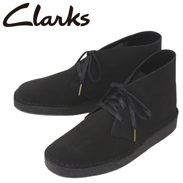 正規取扱店 Clarks (クラークス) 26154809 Desert Coal デザートコール メンズ スエードブーツ Black Suede  CL035 通販 THREE WOOD WEB本店