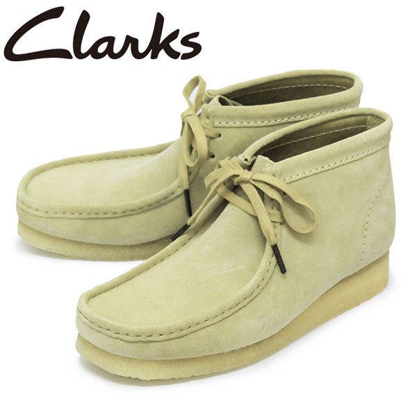 正規取扱店 Clarks (クラークス) 26155516 Wallabee Boot ワラビーブーツ メンズ レザーブーツ Maple Suede  CL042