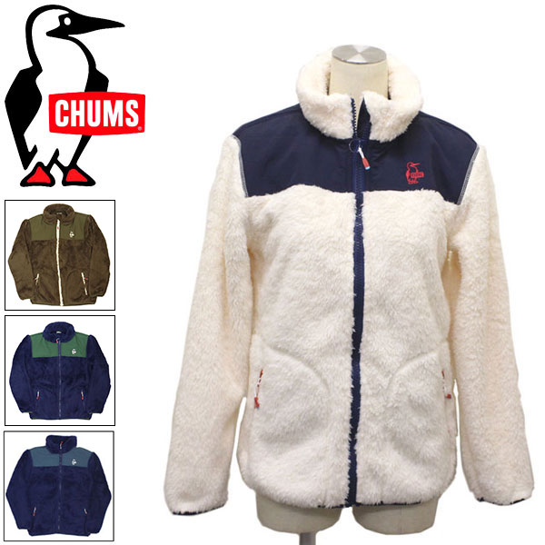 正規取扱店 CHUMS (チャムス) CH14-1230 Elmo Fleece Jacket レディース エルモ フリースジャケット 全4色  CMS047