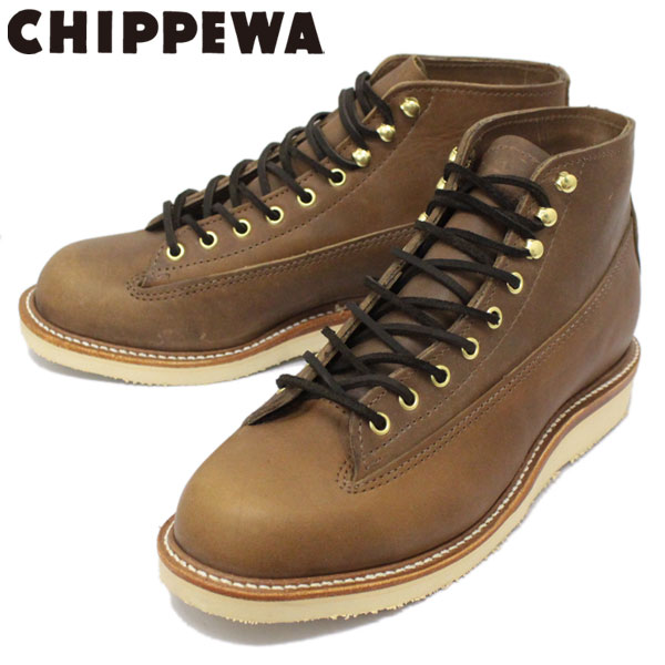 Chippewa/チペワ/レースアップブーツ/size9D/ブラウンよろしくお願いします