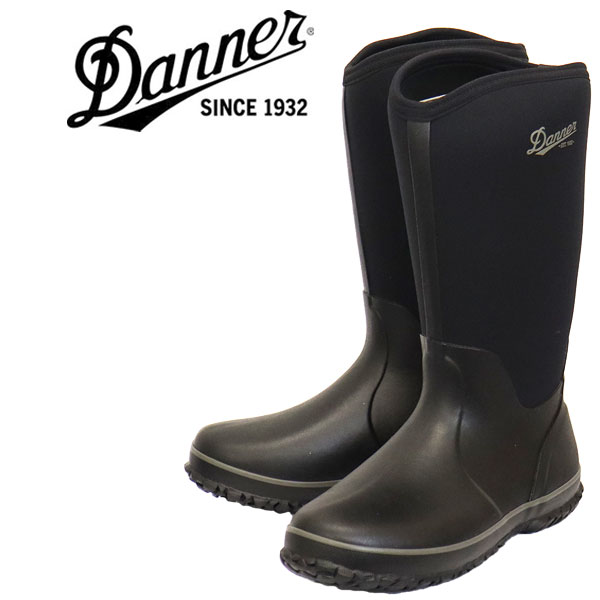 正規取扱店 DANNER (ダナー) D123500 アウトドア ラバーブーツ BLACK