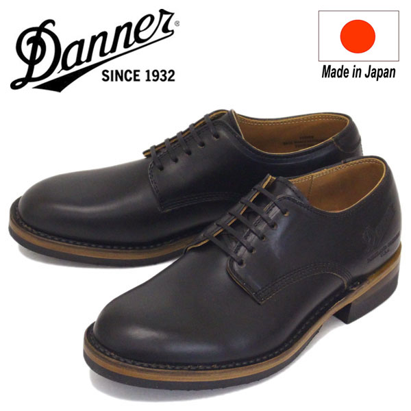 正規取扱店 DANNER (ダナー) D1856 Manawa マナワ オックスフォードシューズ Black 日本製