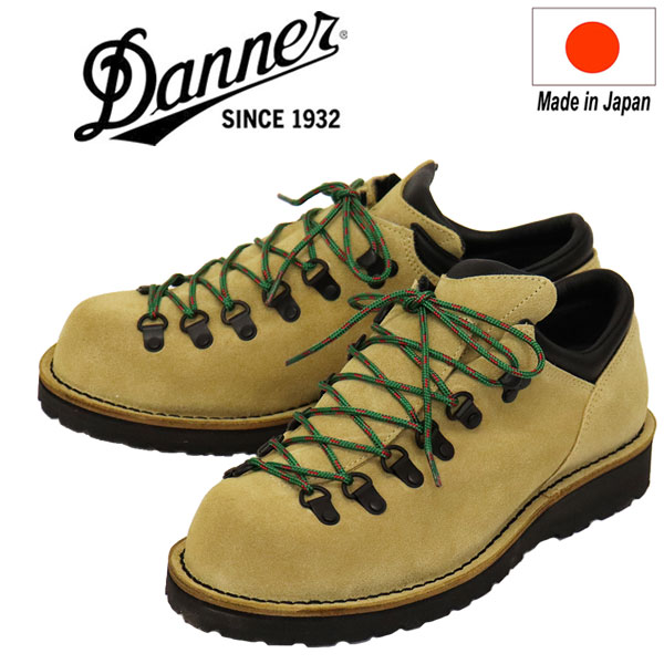正規取扱店 DANNER (ダナー) D214016 MOUNTAIN RIDGE LOW W/P マウンテンリッジロー レザーブーツ S.Beige  日本製