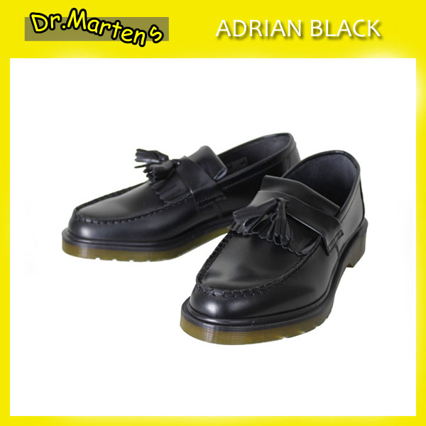 正規代理店 Dr.Martens ドクターマーチン ADRIAN SLIP ON SHOE(エイドリアンスリッポンシュー) BLACK ブラック