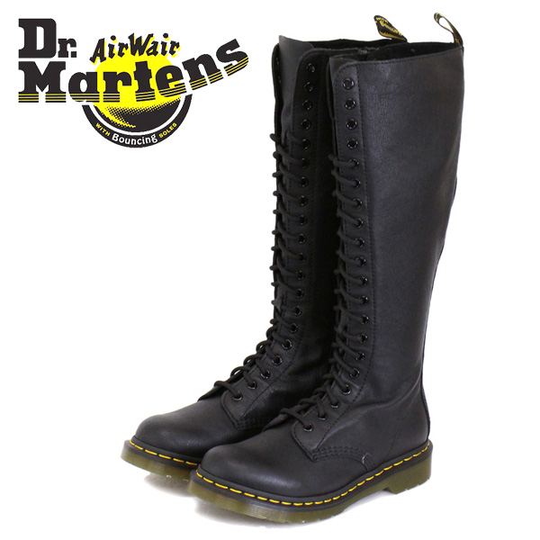 正規取扱店 Dr.Martens (ドクターマーチン) WMS CORE 1B60 レディース 20ホールブーツ BLACK VIRGINIA