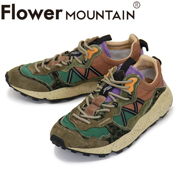 美品 フラワーマウンテン スニーカー FlowerMOUNTAIN フラワーマウンテン Flower MOUNTAIN ヤマノ