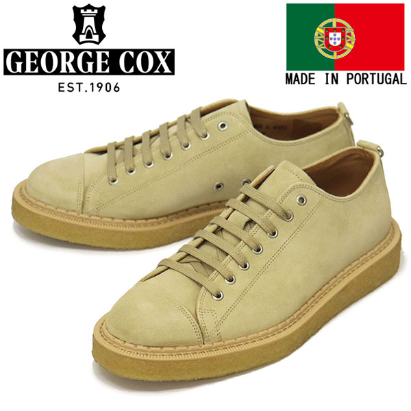 正規取扱店 GEORGE COX (ジョージコックス) UTILITY MONKEY SHOE ラバーソール レザーシューズ 417C SAND  SUEDE