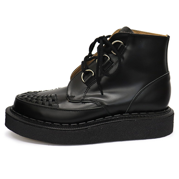 正規取扱店 GEORGE COX (ジョージコックス) SKIPTON BOOT 13327 V ラバーソール レザーブーツ 040 BLACK