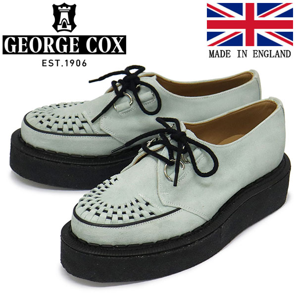 正規取扱店 GEORGE COX (ジョージコックス) SKIPTON 3588 VI ラバーソール レザーシューズ 035 ICE SUEDE