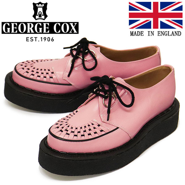 正規取扱店 GEORGE COX (ジョージコックス) SKIPTON 3588 VI ラバーソール レザーシューズ 450 PINK