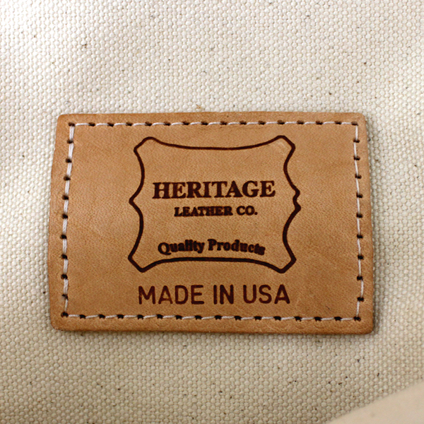 正規取扱店 Heritage Leather Co.(ヘリテージレザー) NO.7721 Tote Bag(トートバッグ) Natural/Black HL003