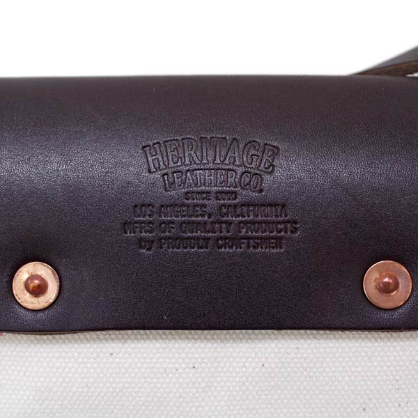 正規取扱店 HERITAGE LEATHER CO.(ヘリテージレザー) NO.8036 Mini Shoulder Bag(ミニショルダーバッグ) Natural/Black HL048