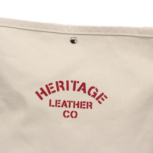 正規取扱店 HERITAGE LEATHER CO.(ヘリテージレザー) NO.8105 Bucket Shoulder Bag(バケットショルダーバッグ) Natural/Red HL094