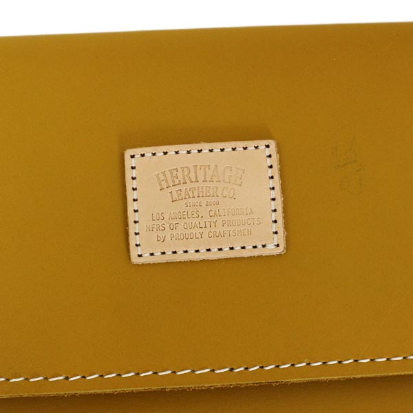 正規取扱店 HERITAGE LEATHER CO.(ヘリテージレザー) NO.8100 2 Way Portfolio Case(ツーウェイポートフォリオケース) Moccasin Yellow HL098